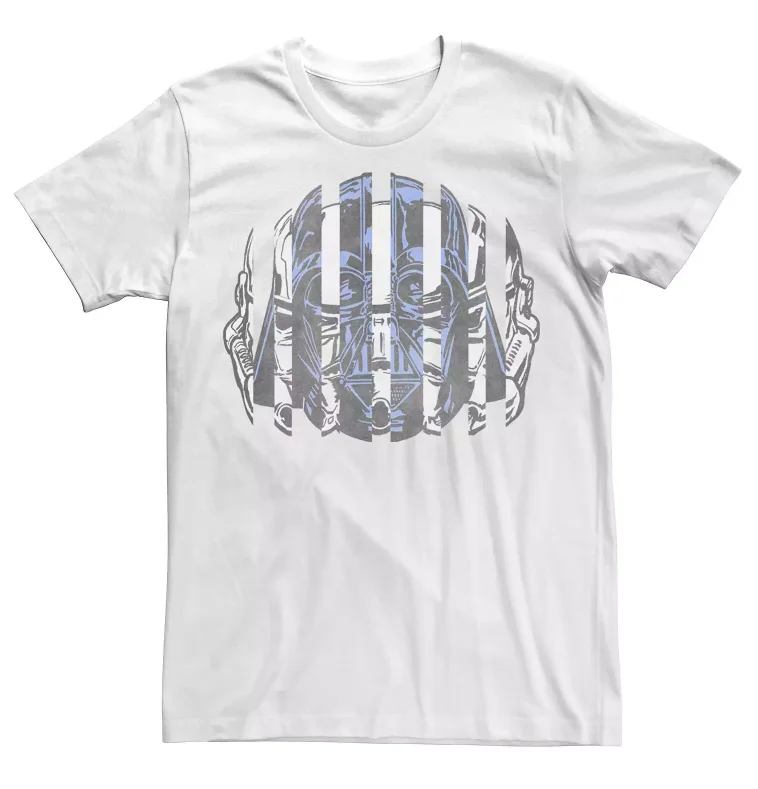 Kaos lengan pendek pria Star Wars, gaya jalanan sci-fi, seni piksel retro, lengan robot, hadiah harian untuk penggemar