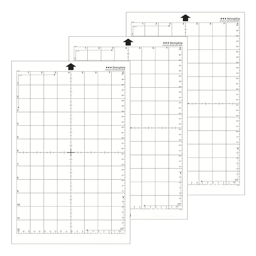 Sticky Cutting Mat For Cricut PVC Engraving Machine Die Cutting Mat Card Mat Pad Sticky Cutting Pad 12*4.5 Inches