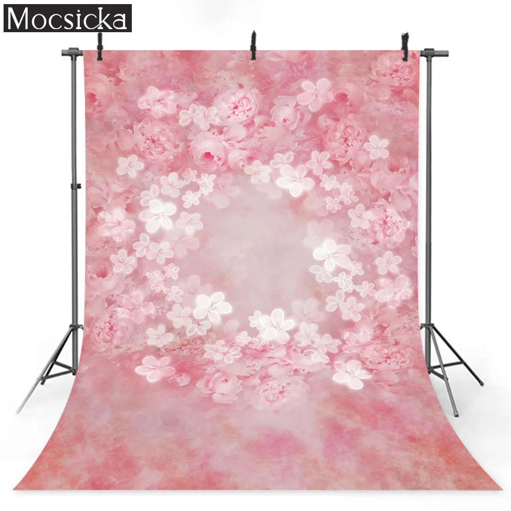 Abstract Floral Photography Backgrounds Maternity Woman Girl Birthday Portrait Photo Backdrops Art Flower Decor Photobooth Props