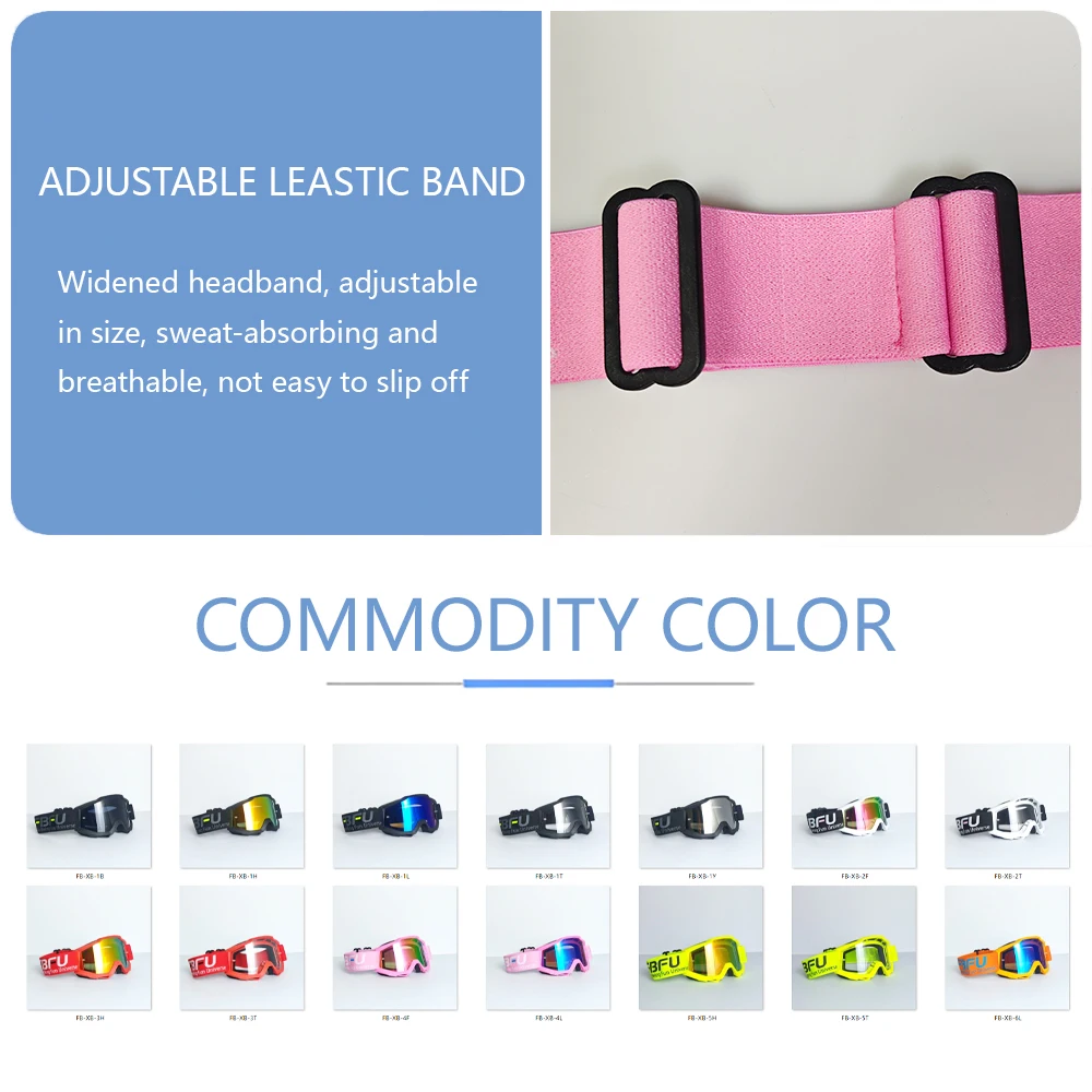 معدات الدراجات النارية للطرق الوعرة من FBFU، مقاومة للرياح والغبار، مناسبة للرجال والنساء في الرياضات الخارجية #5