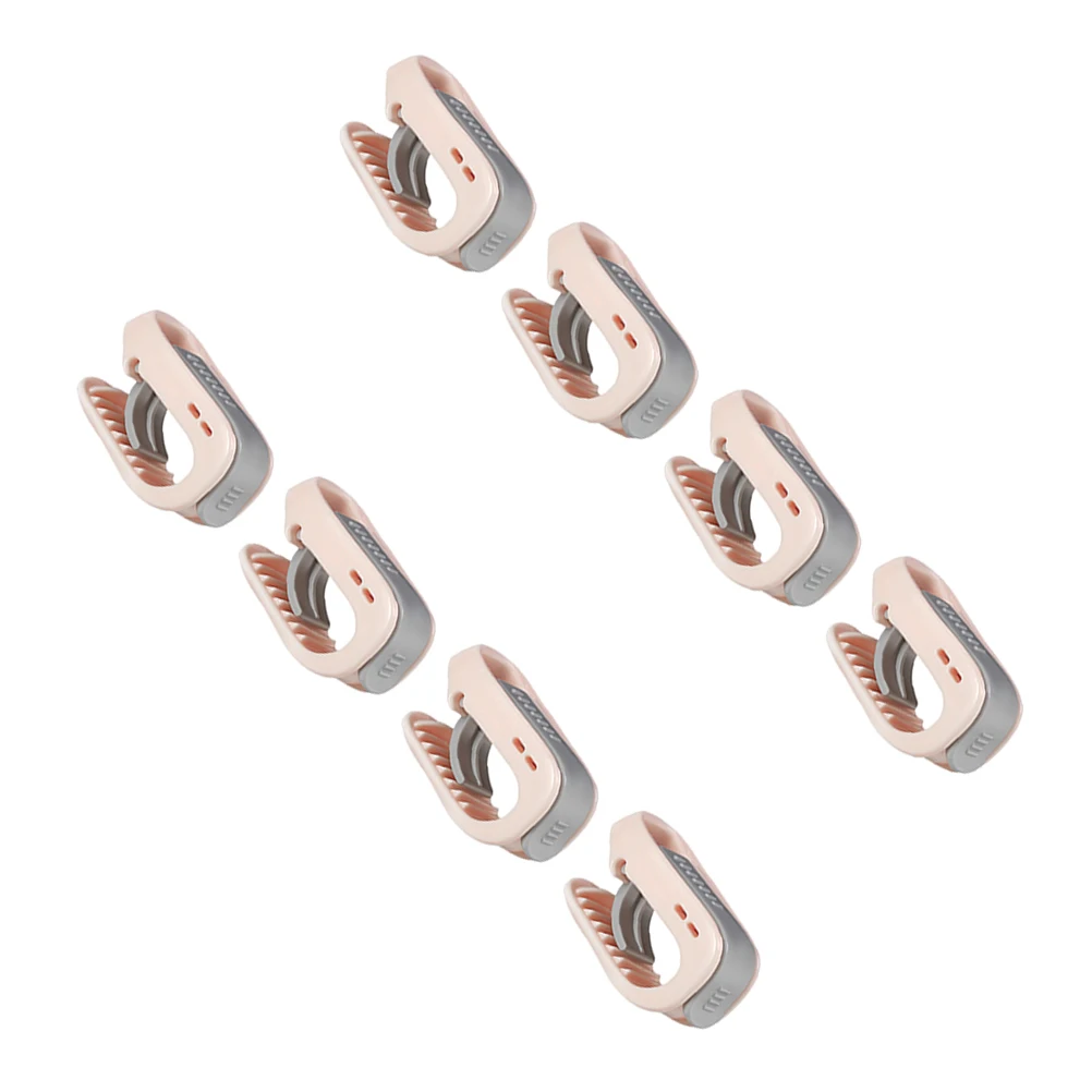 

8 Pcs Invisible Quilt Clips Anti Slip Cover Fixator Fasteners Duvet Holder No Needle Pink Bed Sheet Buckle Curtains