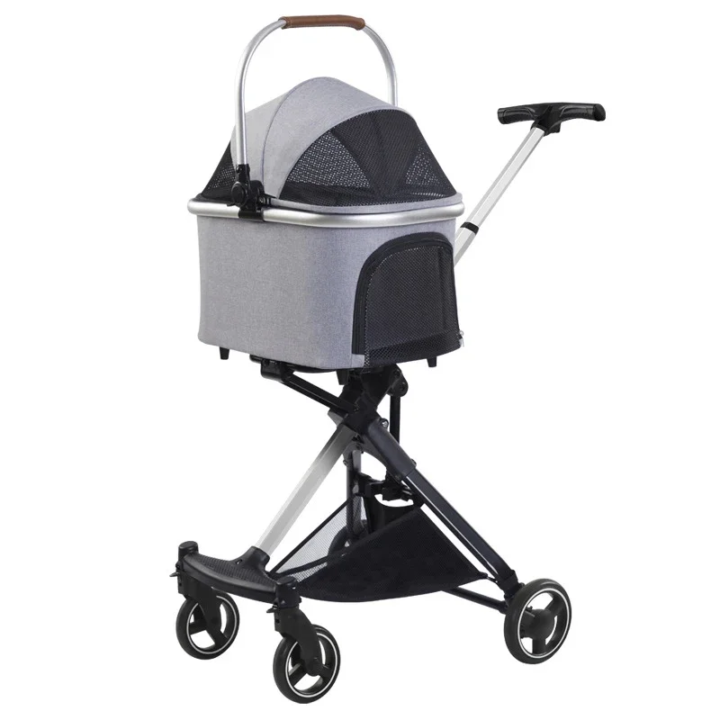 Portable Trolley Stylish Pet Stroller Removable Stroller For Pets