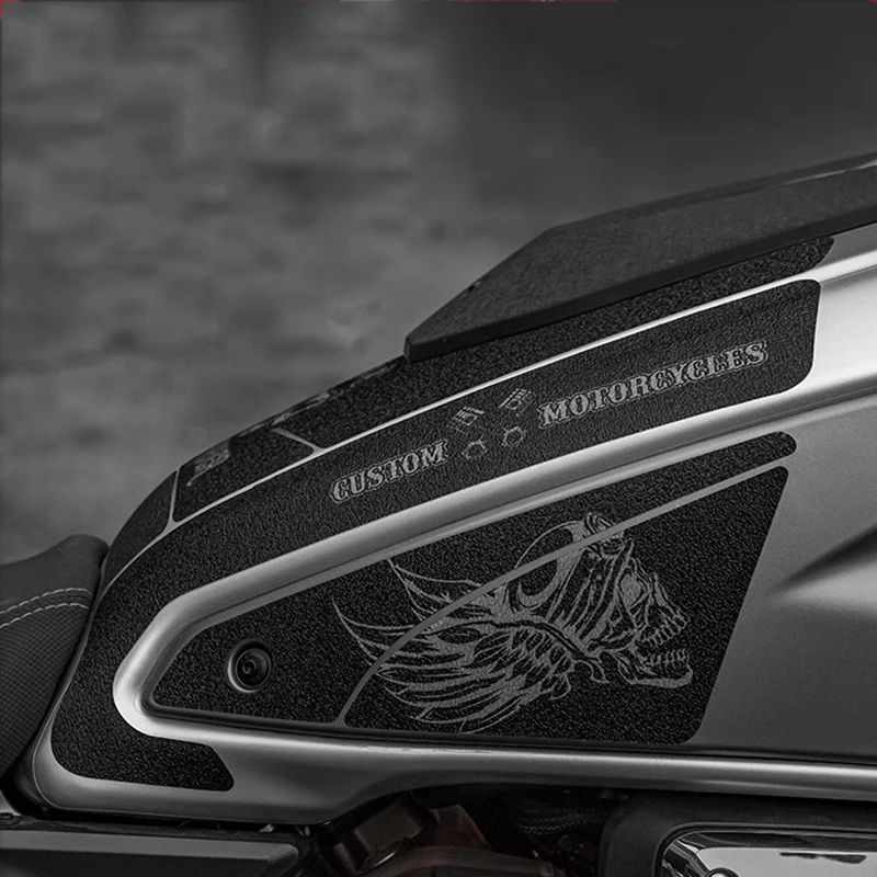 오토바이 스크래치 방지 연료 탱크 스티커 데칼 가스 오일 커버 패드, QJMOTOR FLASH600 FLASH 600 V4 용 보호대 액세서리