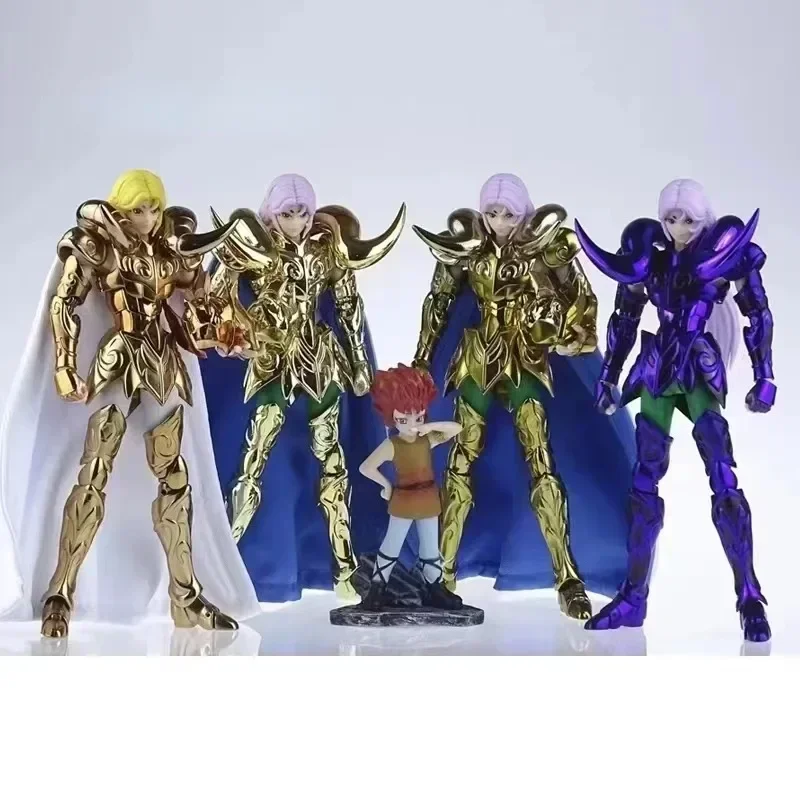 In Stock Metal Aries Mu Metal Horn JM.MST Model Saint Seiya Myth Cloth EXM/EX 24K/OCE/Dark Gold Zodiac Knights Action Figure