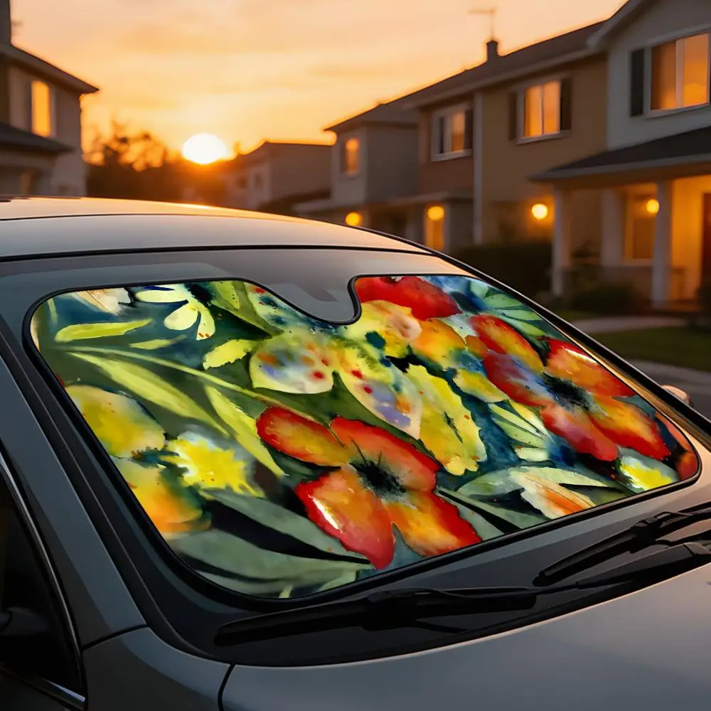 

Sun Visor Universal Car Windshield Sun Shade Full Coverage Heat UV Block Interior Anti Aging Adrianne Lenker-Songs Album