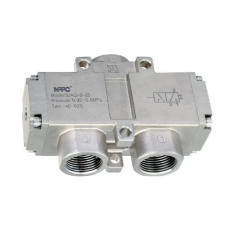 NPPC SJAQ Series SUS316 Stainless Steel Pneumatic Control Valve 1/2 (G or NPT Threads)