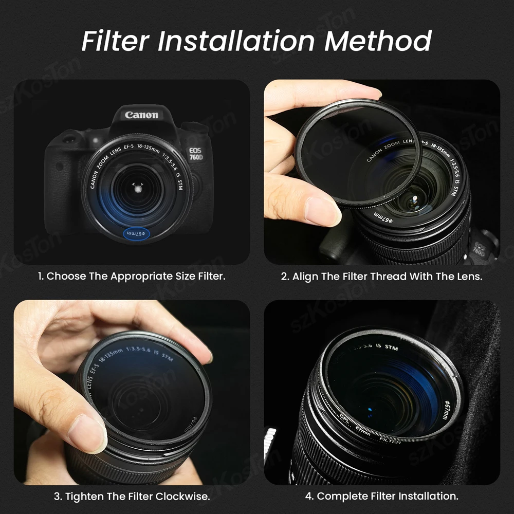 37-86mm UV Filter Lens MC Ultra Slim Optics with Multi Coated Protection 37mm 40mm 43mm 46mm 49mm 52mm 58mm 62mm 67mm 77mm 82mm