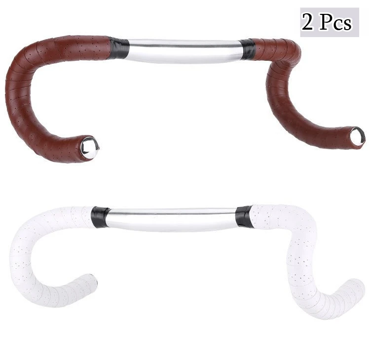 

Ретро-винтажная лента для руля велосипеда из перфорированного дышащего полиэтилена, 2 рулона, для шоссейных и фиксированных велосипедов