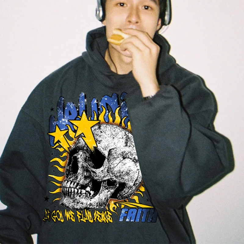 Traf women 2024  Y2K winter new in hoodies & sweatshirts zssiibo official-website Women's sweatshirts Halloween Personalized