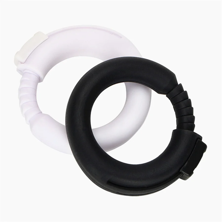 22-32mm Silicone Adjustable Cock Ring Delay Ejaculation Penis Rings Foreskin Corrector Lock Semen Cockrings Sex Toys For Men