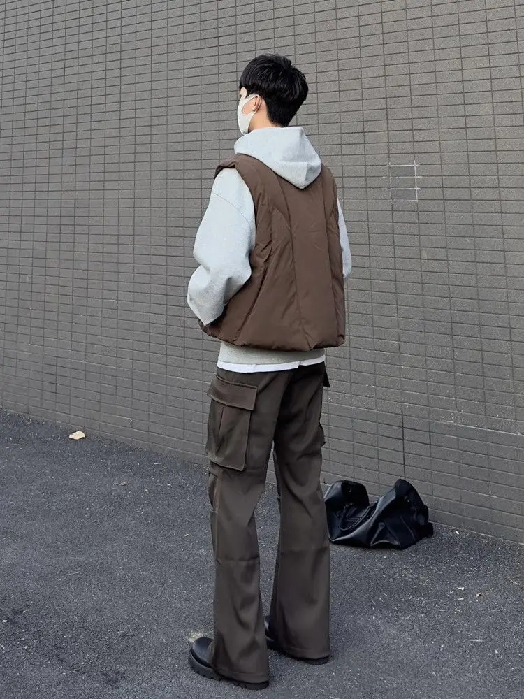 

Vests Waistcoats Thick Womens Embroidered Winter Velvet Plush Quilted Padding Self-Heating Double-Layered Anti-Freezing Warmth