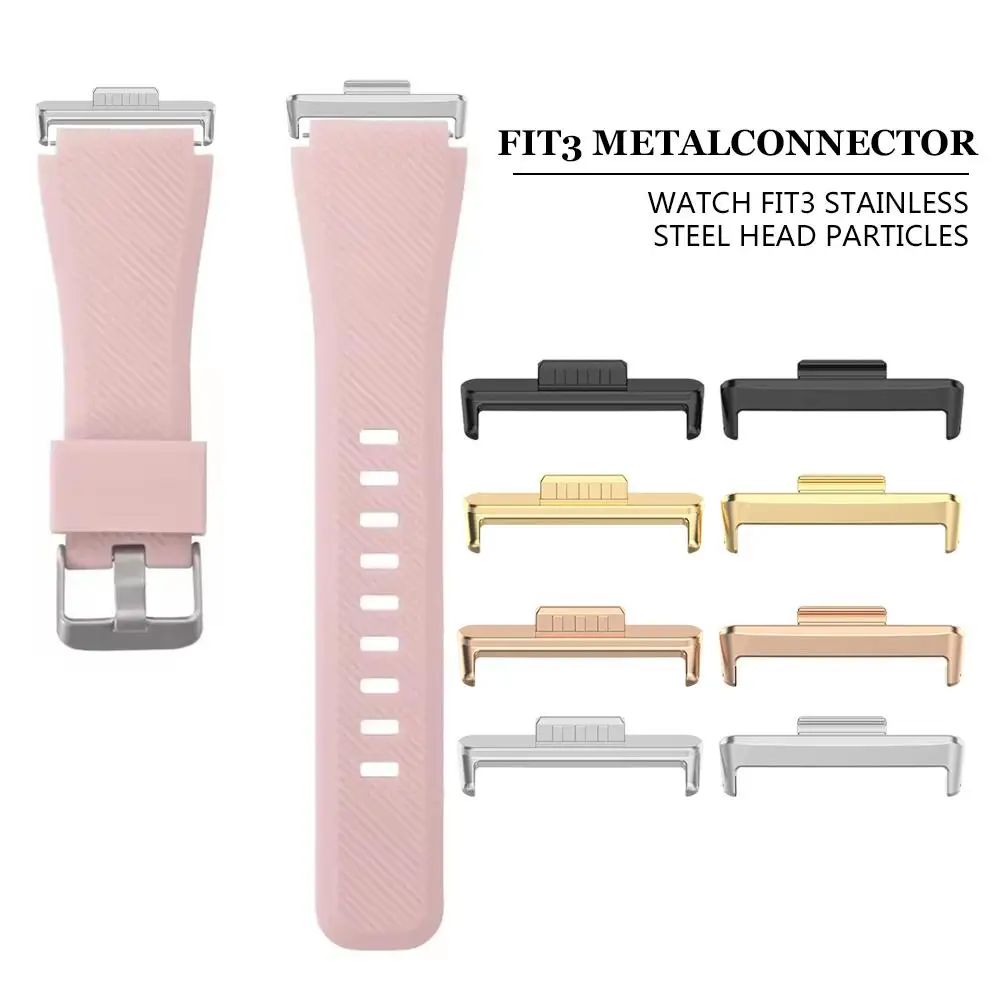 1Pair Metal Adapter For Huawei Watch Fit 3 Watchband Strap Connector Bracelet 316L Stainless Steel Fit3 20mm Band Accessori D8C1