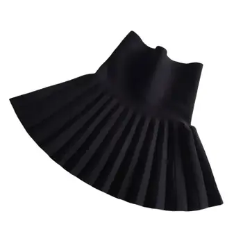 2-12歲女童針織裙秋冬公主風百褶兒童高腰迷你蓬蓬裙童裝 8 最佳銷售 女童冬季服裝 - №8