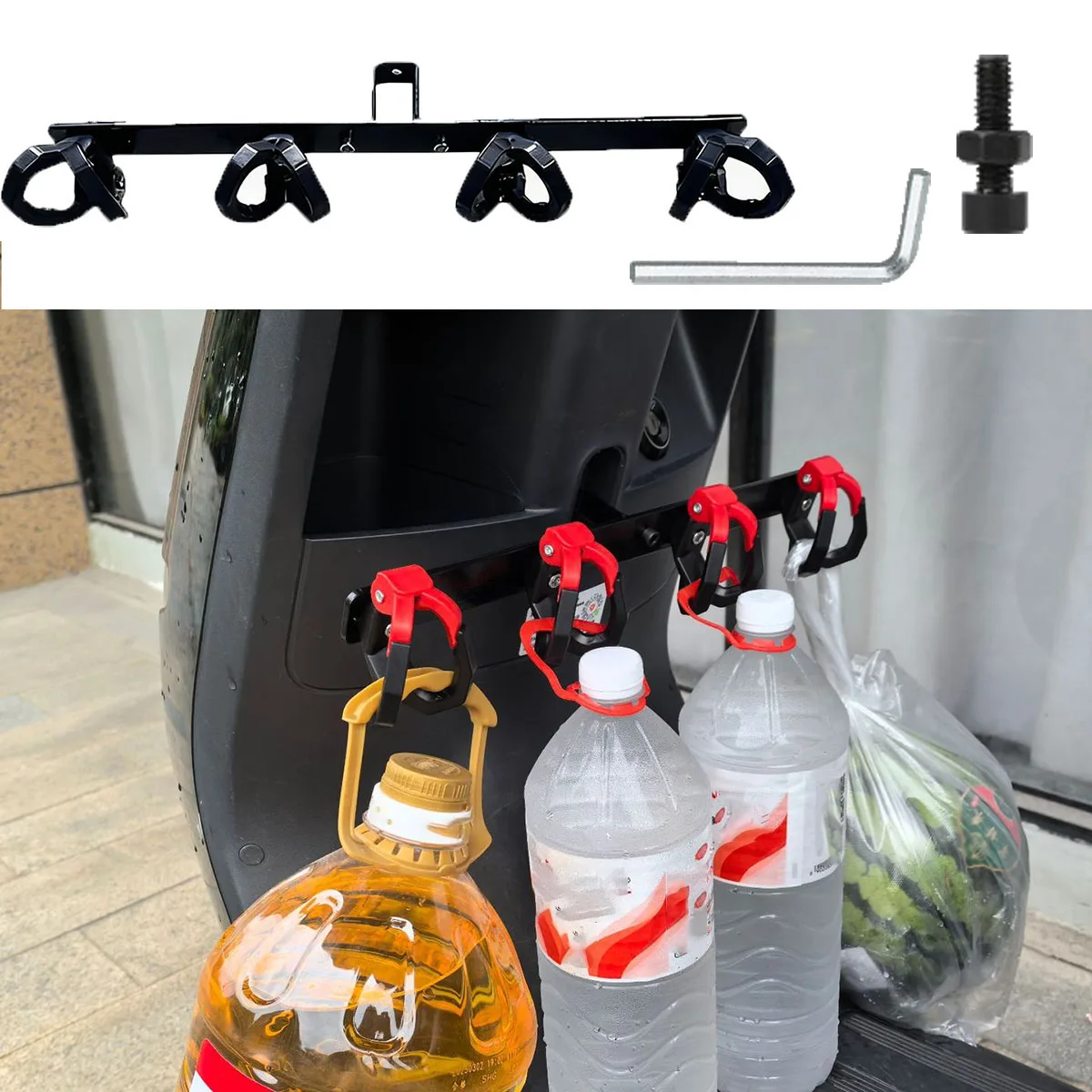 

Крючок-держатель для мотоциклетного шлема (2/4/6 шт.), двойной крючок для багажа и сумок, из алюминиевого сплава, легко устанавливается