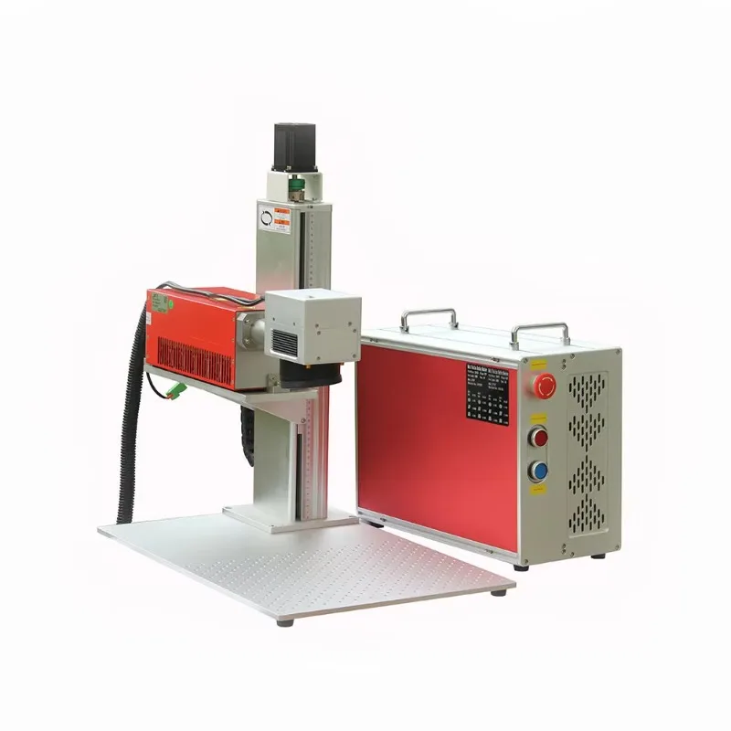 UV Galvo Fiber Laser Engraver 5W/10W/15W Portable Air-Cooled EZCAD Control Bench-Top 3D Marking Machine AI/DST for Metal Home