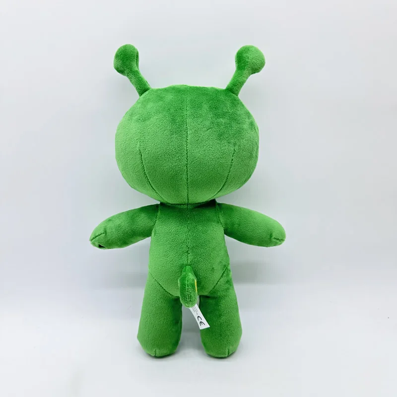 Jouet en peluche Alien vert 30cm, corne tentaclée, monstres extraterrestres, poupée d'horreur, jouets doux pour garçons et filles, oreiller en peluche, cadeaux pour enfants