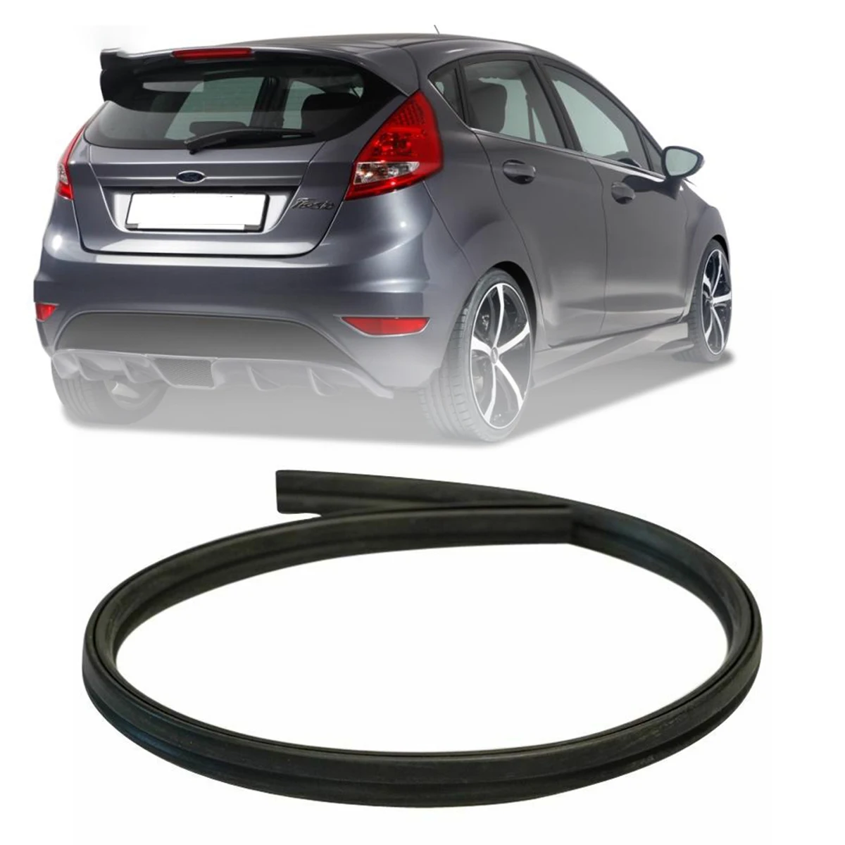 Rear Taillight Sealing Strip Car Taillight Sealing Strip Gasket for Ford Fiesta Mk7 O/S or N/S