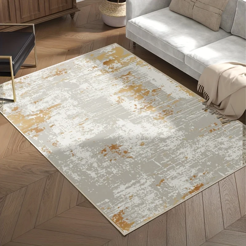 

Nordic Carpet Living Room Ink Splash Abstract Area Rug Large Bedroom Decoration Home Rugs Washable Entryway Doormat Bath Mat