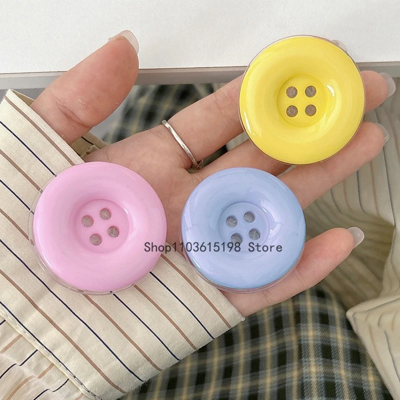 

Korea Cute 3D Candy Buttons Bracket Phone Grip Tok Griptok Holder Ring For iPhone 14 Pro Accessories Phone Stand Holder Bracket
