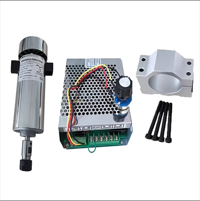 Air cooled 800W spindle motor DC110V 20000 rpm ER11 ER16 kit small engraving machine accessories