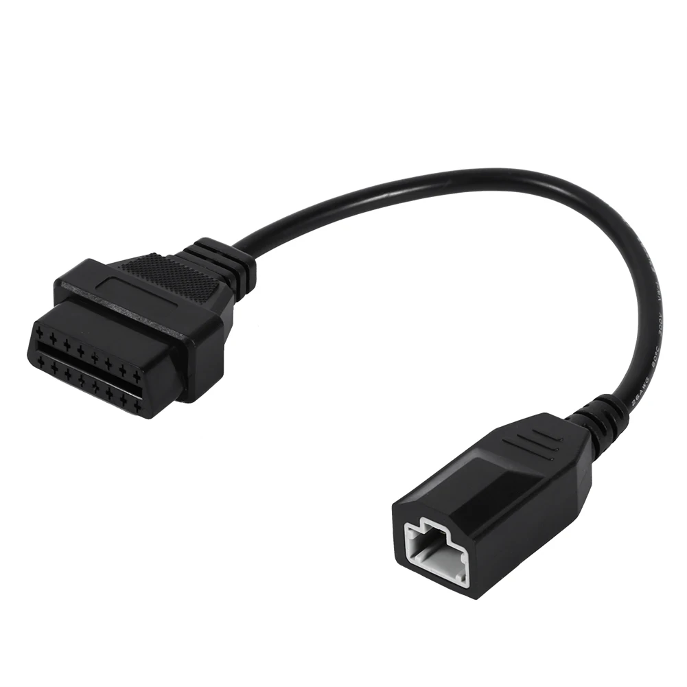 3-pins OBD2-adapterkabel, 16-pins diagnoseconnector voor Honda auto ECU-foutcode scanner, diagnosekabel