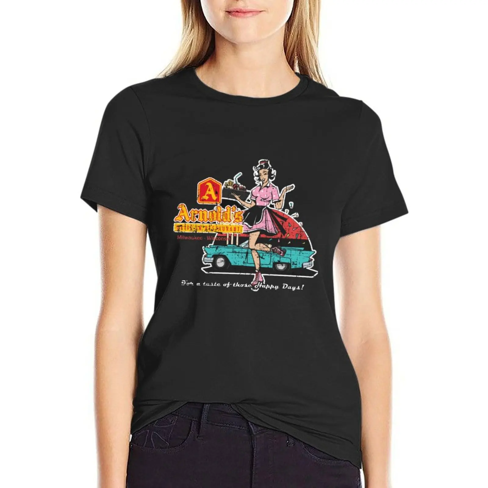Arnold's Drive In - From Happy Days T-Shirt lady clothes hippie clothes summer clothes summer for Women