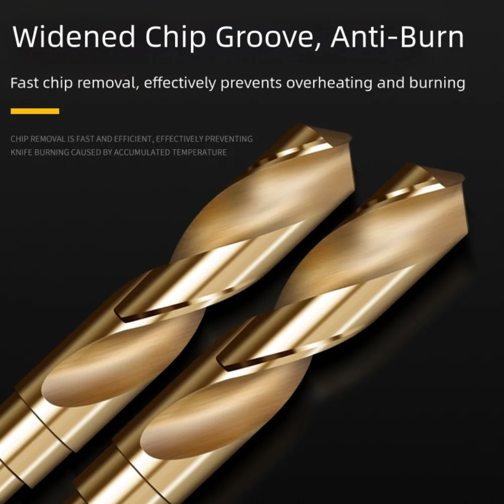 

3 шт., 16 мм, высокоскоростная сталь, сверло для жареного теста, сверло с круглым хвостовиком, инструмент для открывания отверстий для металла, дерева, алюминия, пластика, сверление