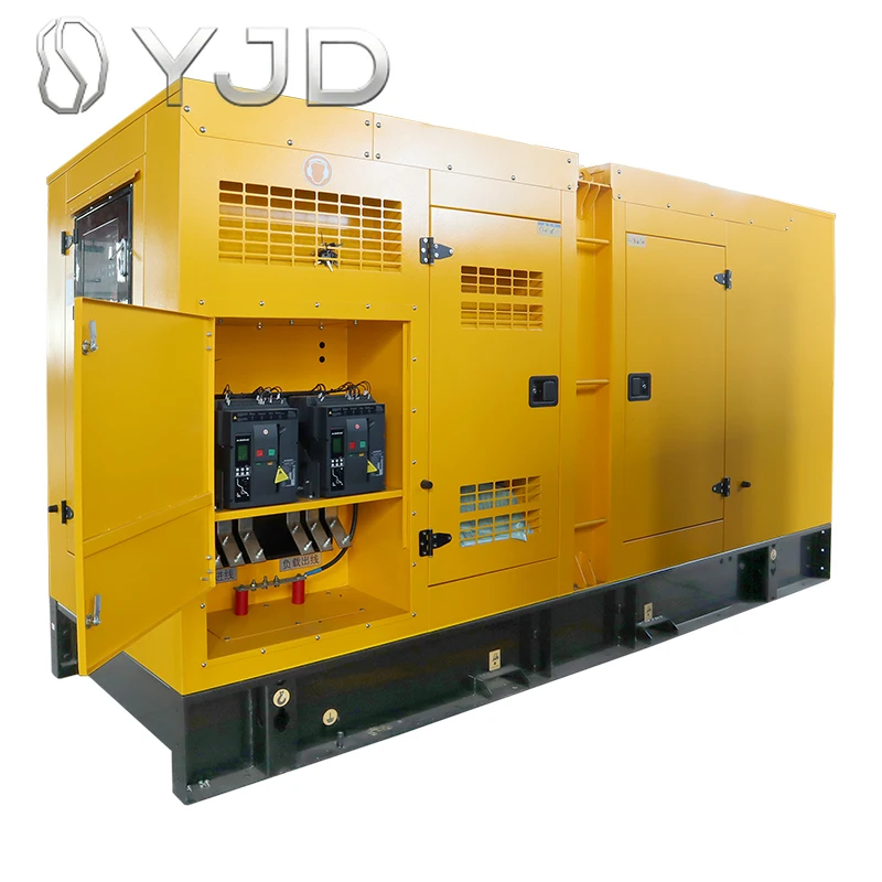 Portable Three-phase AC Output Silent Generator Set 10KW 20kw 50kw 80KVA Diesel Generator 50/60HZ Silent diesel Generator 100KVA