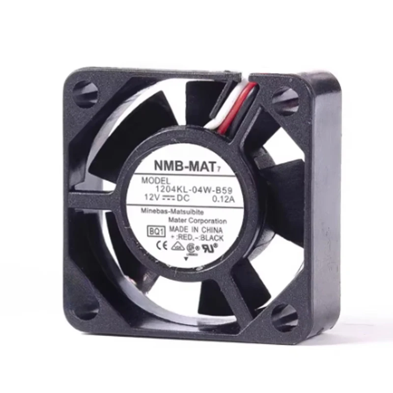 1204KL-04W-B59 30X30X10mm Wired Router Cooler 12V 0.12A DC Cooling Fan