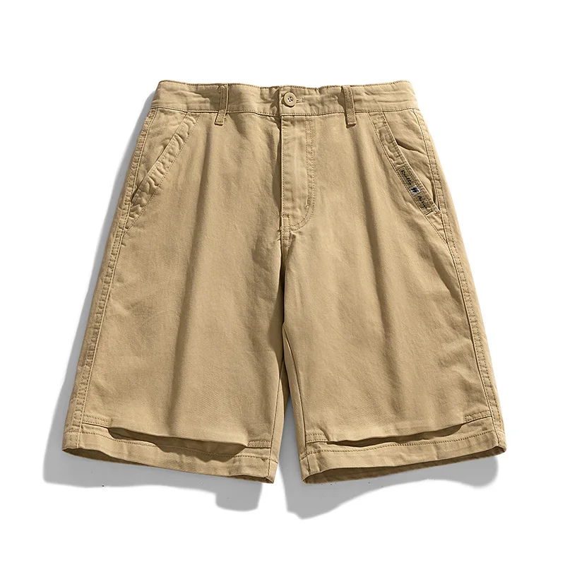 Pantalones cortos de estilo japonés para hombre, Shorts holgados informales, cómodos, transpirables, tipo romano, de cintura media, sólidos, novedad de 2023