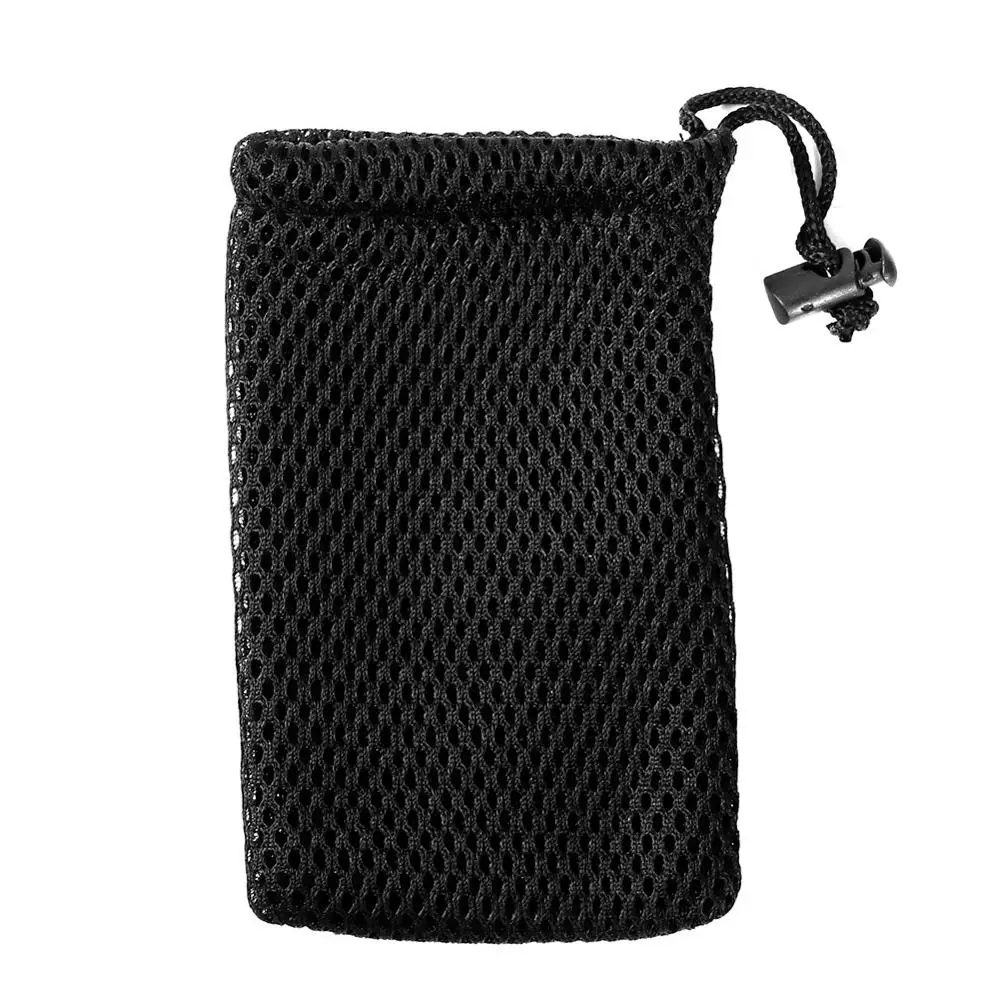 10PCS Nylon Mesh Drawstring Storage Pouch Bag 9x13cm Multi Purpose Travel & Outdoor Activity Pouch For Digital Products