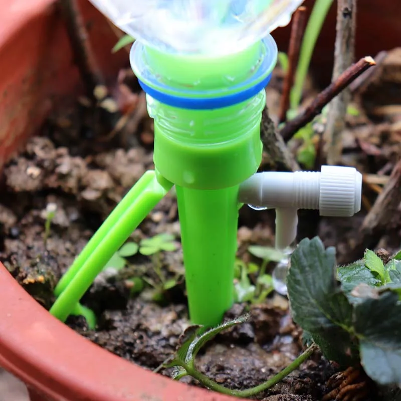 12/6/4/2/1Pcs Auto Drip Irrigation System Automatic Watering Dripper Spike Garden Plants Flower Dripper Waterer Tools