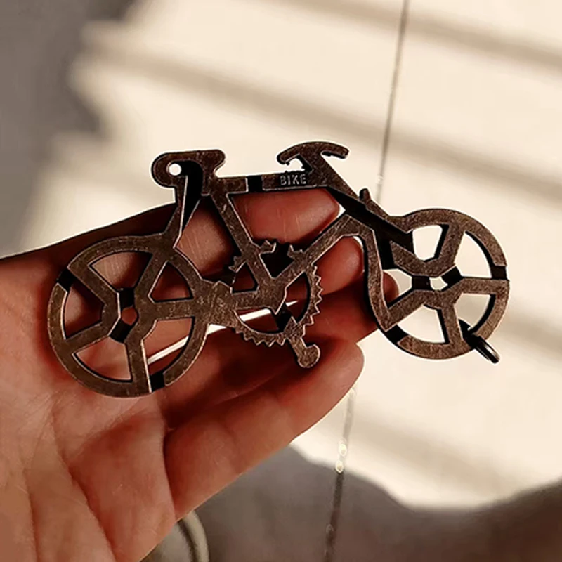 Retro Magic IQ Metal Brain Teaser Puzzles Set 5PCS Entsperren Interlock Game Mind Logic & Skill Development Lernspielzeug