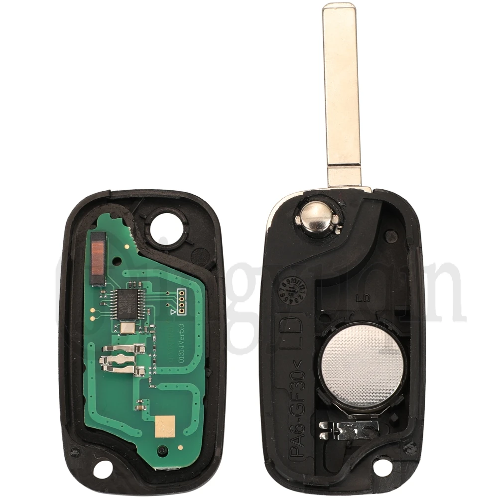 Jingyuqin Original 433Mhz ASK Klapp-Fernbedienungsschlüssel für Mercedes Benz Smart Fortwo 453 Forfour Citan PCF7961 Chip Schlüsselanhänger 2/3 Tasten – Detail 7