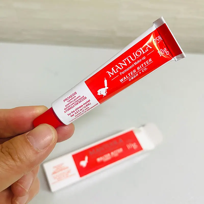 マイクロブレーディング、ピアス、メイクアップ、眉毛、唇用のタトゥー前クリーム 10g