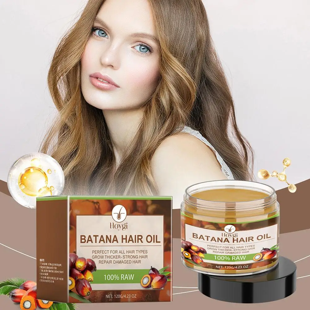 

Batana Hair Care Cream 120g Batana Oil for hair growth Batana Oil Deep Moisturizing Damaged Hair Repair A1F5