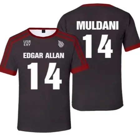 عبر الحدود الكرة الطائرة الشباب دعوى ثلاثية الأبعاد الطباعة الرقمية الملونة الصيف الرجال والنساء قصيرة الأكمام تي شيرت ملابس الأطفال