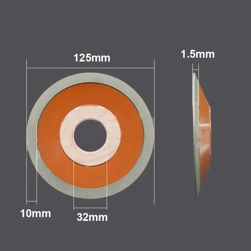 Single Bevel Edge Diamond Grinding Wheel Imported Angle Grinder Grind Tungsten Steel Saw Blade Milling Cutter Turning Tool Bit