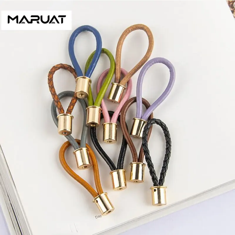 Leather Rope Knobs Cabinet Knobs and Handles Drawer Closet Handles Kids Room Furniture Fashion Minimalism Handle