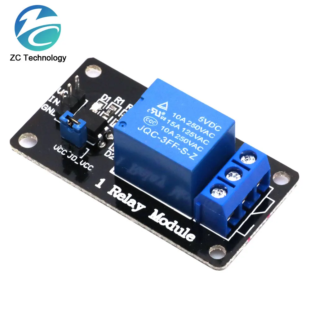 Módulo de relé aislado de 1 canal, acoplamiento para Arduino PIC AVR DSP ARM, 5V, nuevo