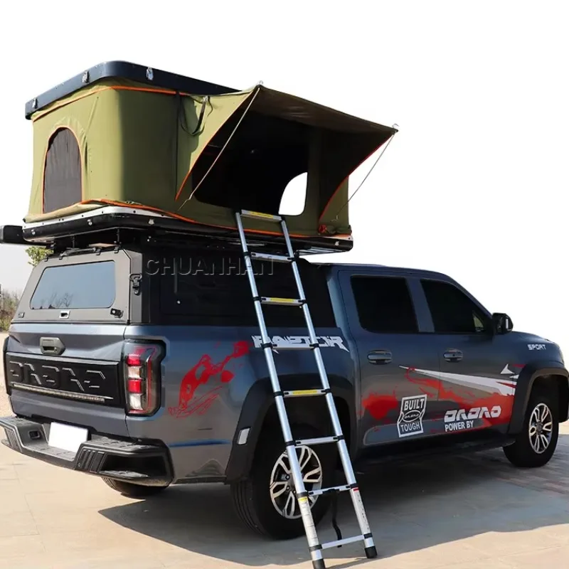 

Палатка на крышу автомобиля STLF для кемпинга, жесткий тент-бокс для Great Wall Poer, Dmax, Ram 1500