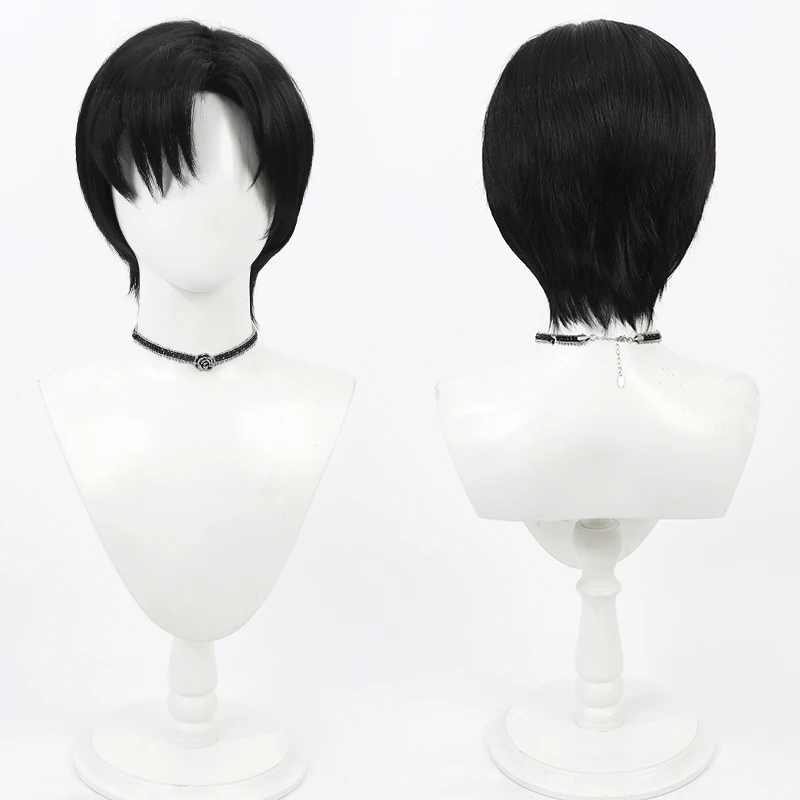 

Аниме Alien Stage Ivan Косплей Парик Черный Короткие Термостойкие Синтетические Волосы Хэллоуин Вечеринка