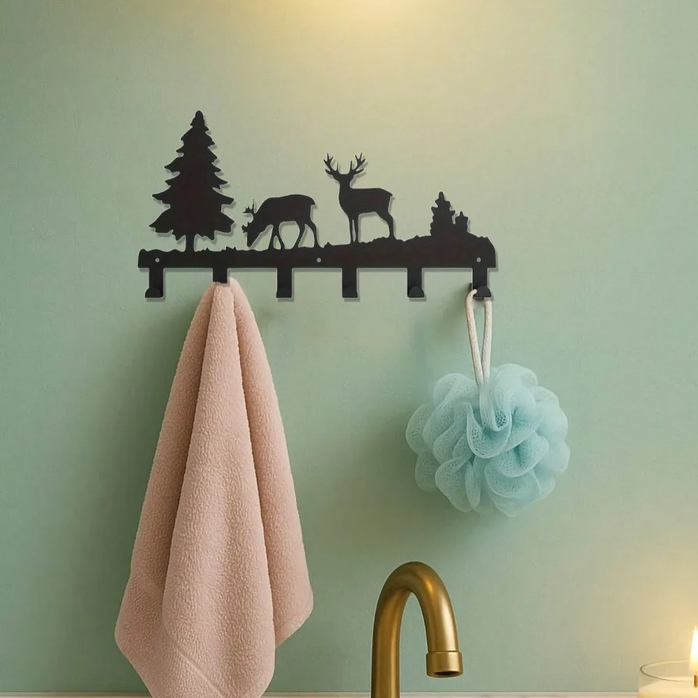 Ganchos de pared de Metal minimalistas, color negro mate, resistentes al óxido, para sombreros, bolsos, toallas, diseño de montaje en pared para cocina