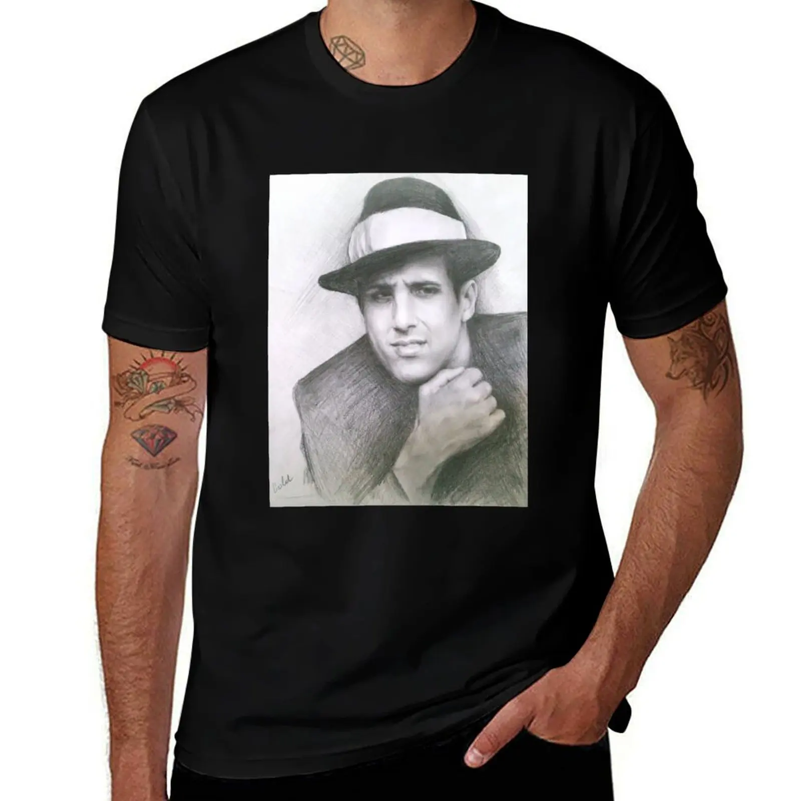 

Adriano Celentano T-Shirt t shirts for man graphic cars man t shirt designer T-Shirt