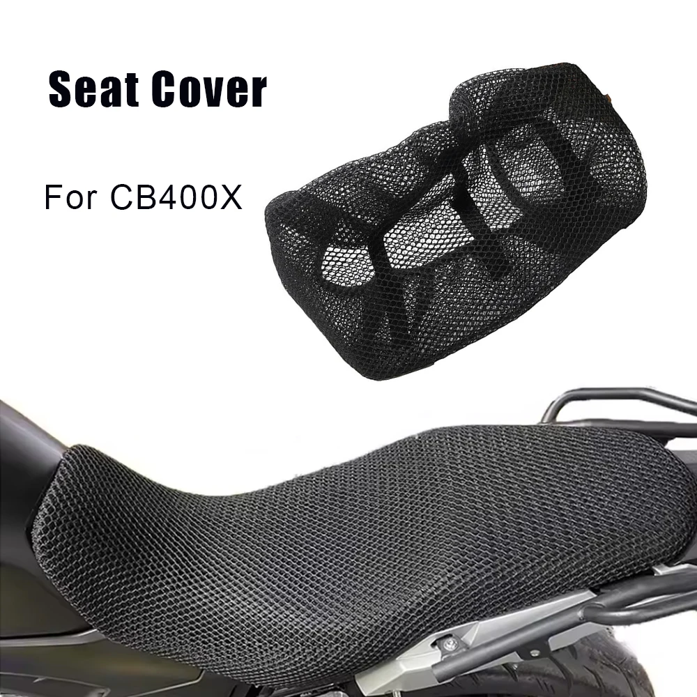 

For Honda CB400X CB400 X Motorcycle 3D Breathable Mesh Protecting Cushion Seat Cover Nylon Fabric Saddle Seat Cover