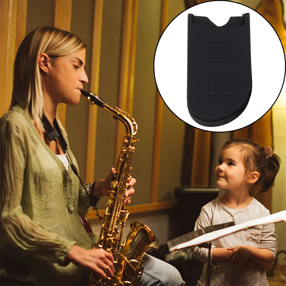 

4pcs Sax Thumb Rest Cushion: Universal Rubber Thumb Pad For Saxophone Soft Breathable Finger Cover Reduces Fatigue Prevents