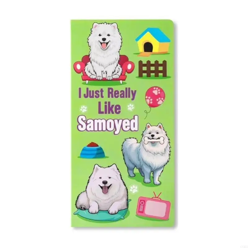 CORA Fun Animal Patterned Memo Sheets Repositionable Adhesive Note for Scheduling