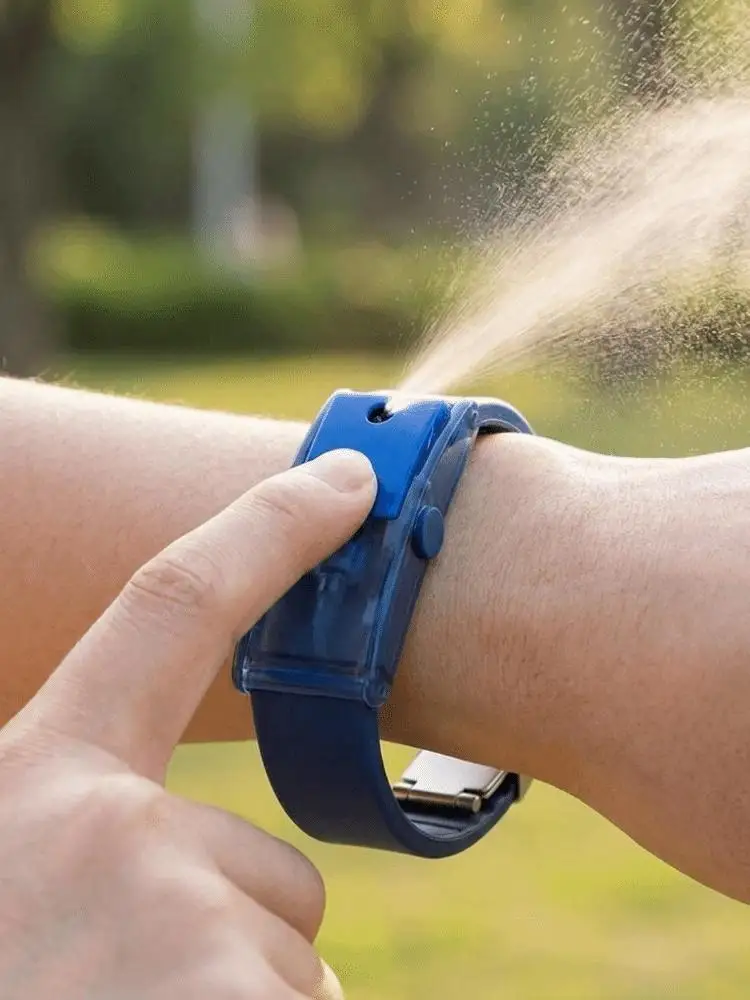 Bransoletka z dyfuzorem zapachów PVC, lekka, z regulowanym paskiem na nadgarstek, bransoletka z dozownikiem, system zapachowy z możliwością ponownego napełnienia, unisex. — 2