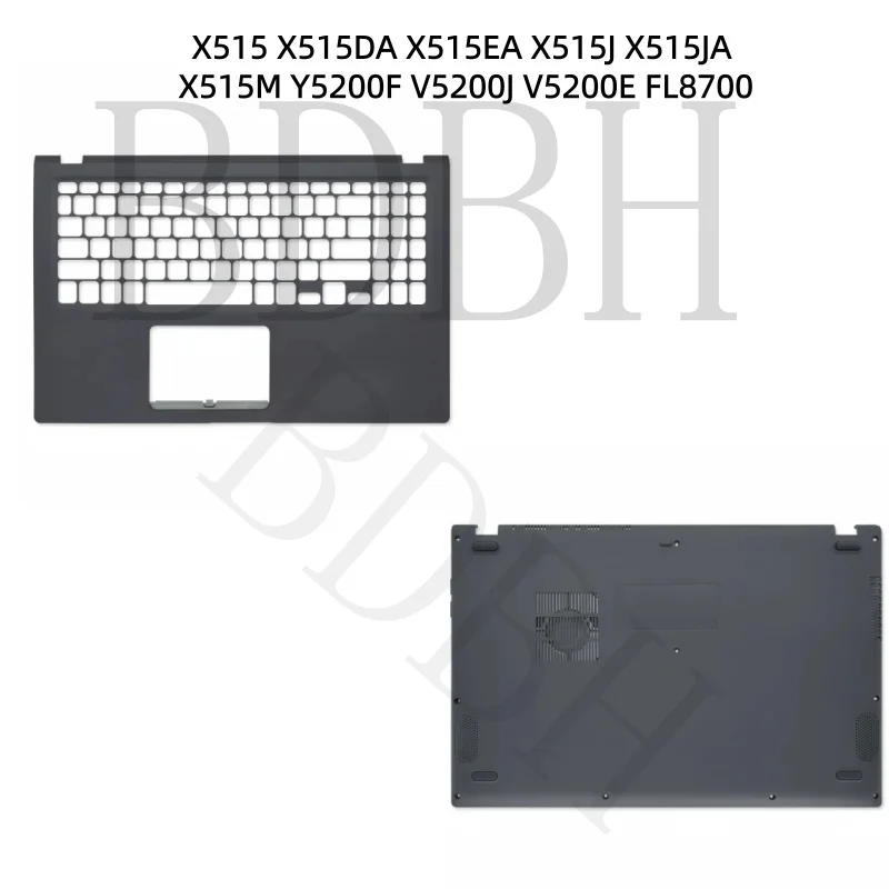 New Laptop Top Case Palmrest Upper Bottom Cover Case For Vivobook 15 X515 X515DA X515JA X515M X515EA X515JY5200F V5200J V5200E