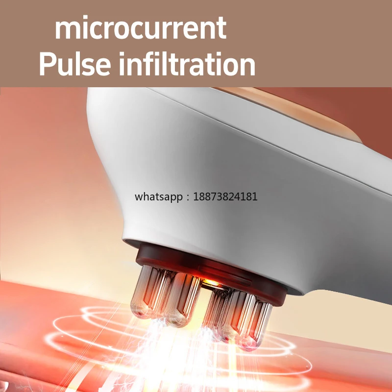 3-in-1 미세전류 셀룰라이트 제거기 바디 조형 안티 셀룰라이트 마사지기 등 및 가정용 컵핑 테라피 도구 빠른 배송